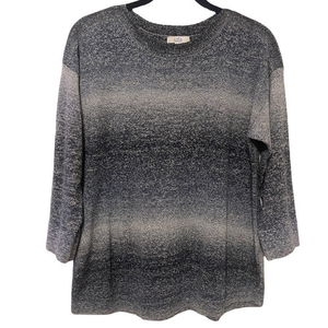 Lg Croft & Barrow‎ Hombre Blue Boat Neck Thin Sweater Shirt